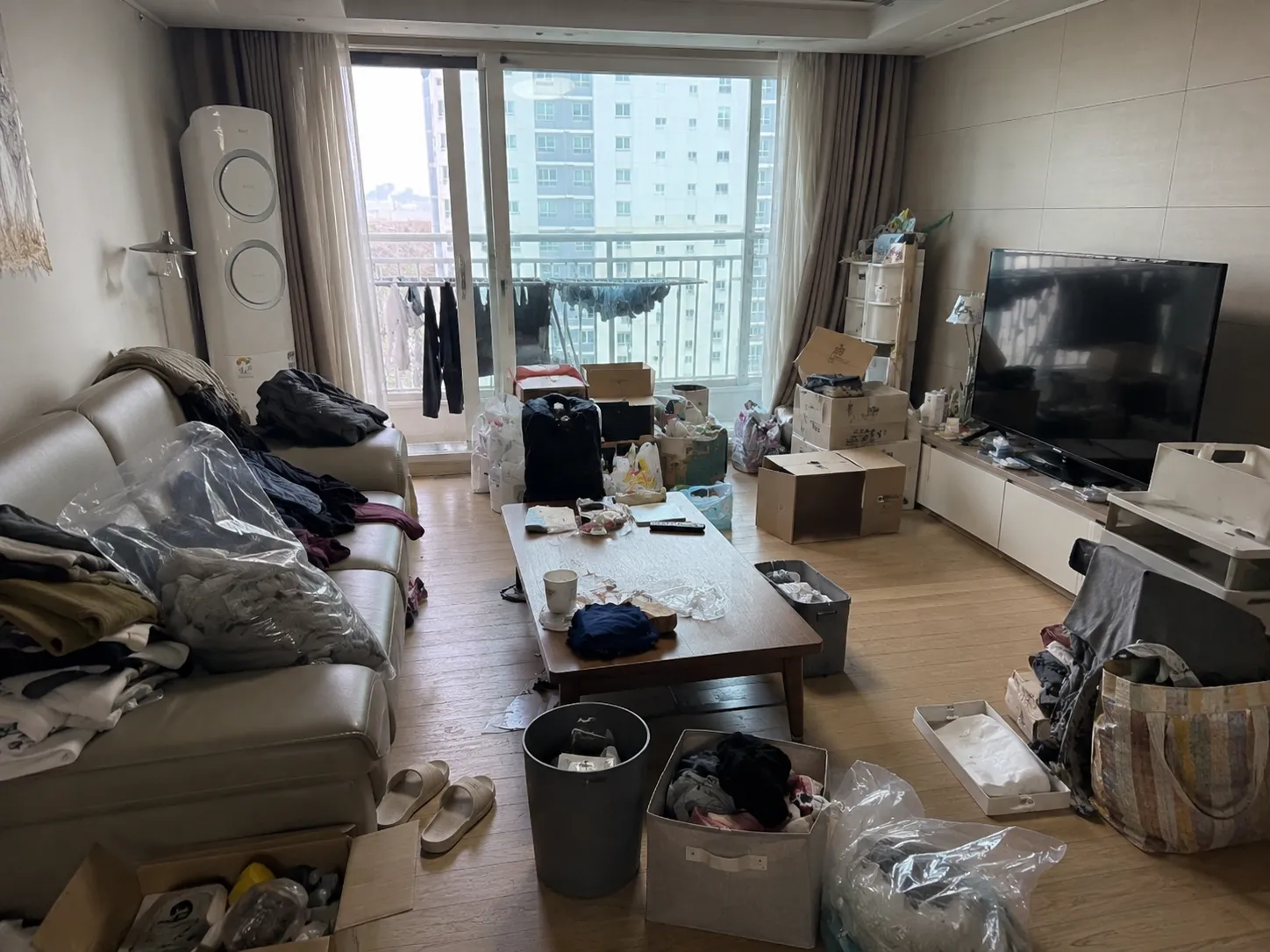 정리 전 공간